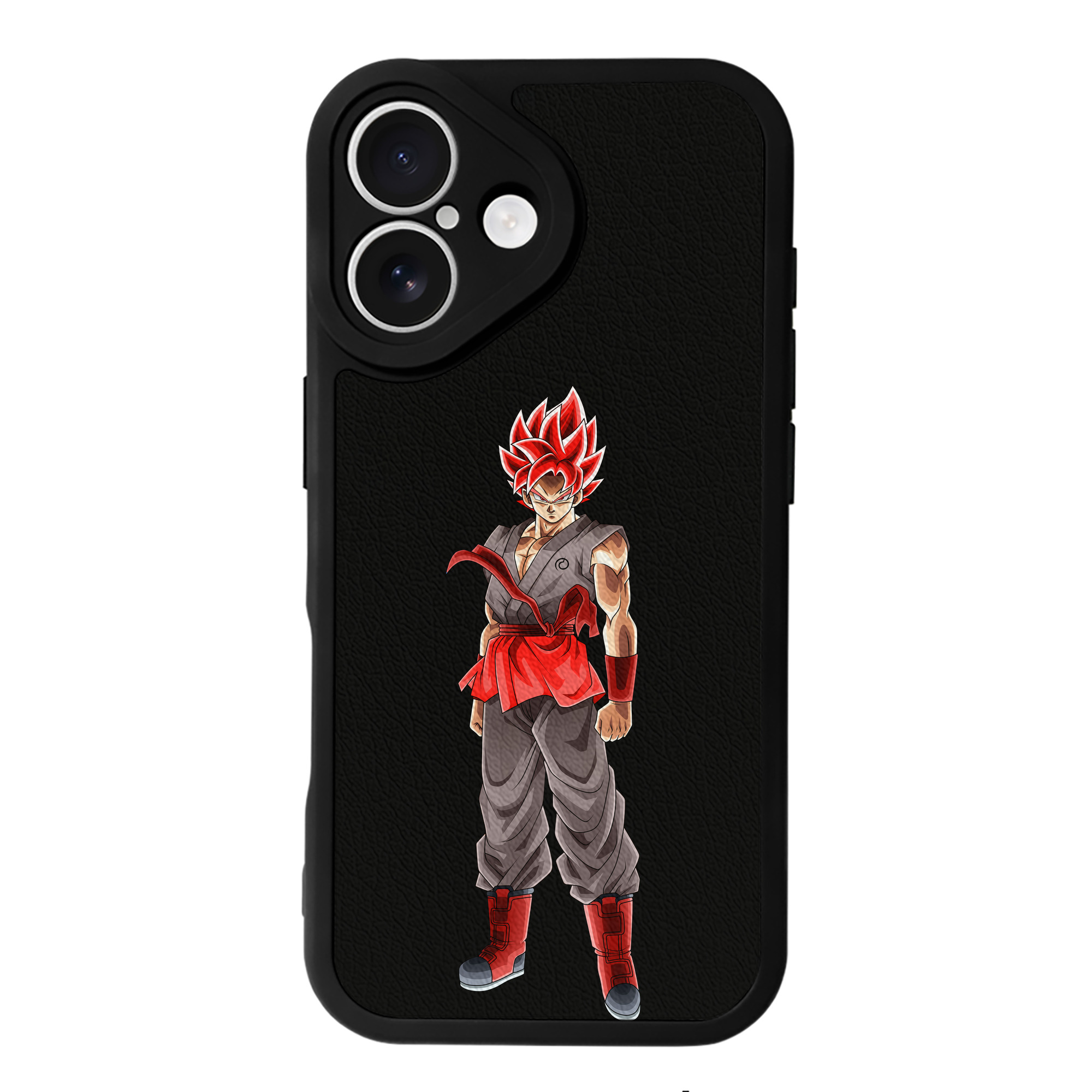 （画像用） ドラゴンボール 孫 悟飯（そんごはん）DRAGON BALL Son Gohan 【iPhone 16シリーズ対応】シリコンスマホケース（レザー調） 材質：シリコン
